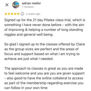 Beginner Pilates